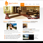 New Frankfurt Hotel – weboldal és logó tervezés