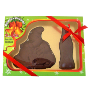 karácsonyi desszert csokoládé ajándék céges ajándék csokifigura üreges csokoládé