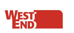 WestEnd-piroslogo, west end logó, logótervezés westend logó